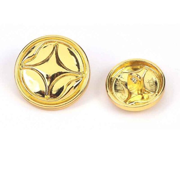 28L/36L Four-Point Star Metal Shank Sewing Buttons 30pcs