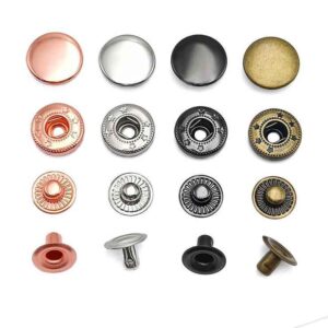 4in1 Stainless Steel Snap Buttons for Women's Wallets Coats 40pcs