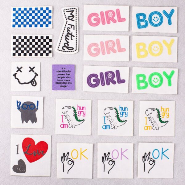 GIRL BOY OK Alphabet Patches: Ideal for Patching Down Jackets 19pcs