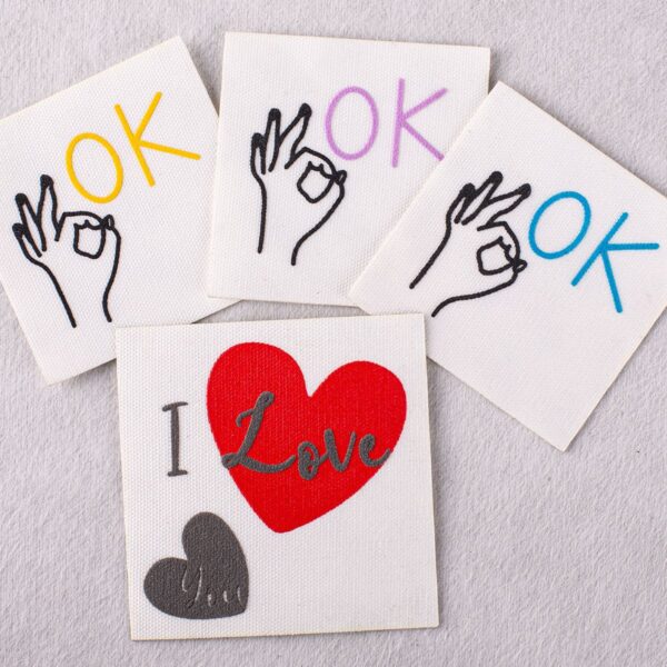 GIRL BOY OK Alphabet Patches: Ideal for Patching Down Jackets 19pcs - Image 3