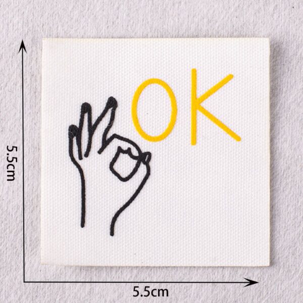 GIRL BOY OK Alphabet Patches: Ideal for Patching Down Jackets 19pcs - Image 13