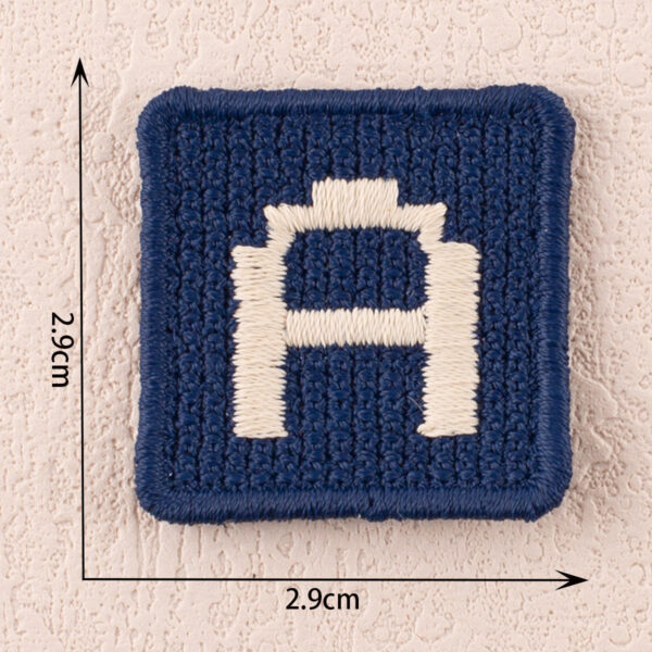 Full-Embroidery Alphabet and Number Fabric Patches 30 Pack - Image 8