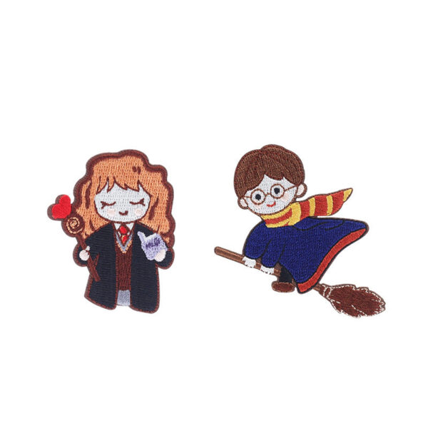 Enchanting Hogwarts Self-Adhesive Embroidered Patches 8 Pack - Image 2