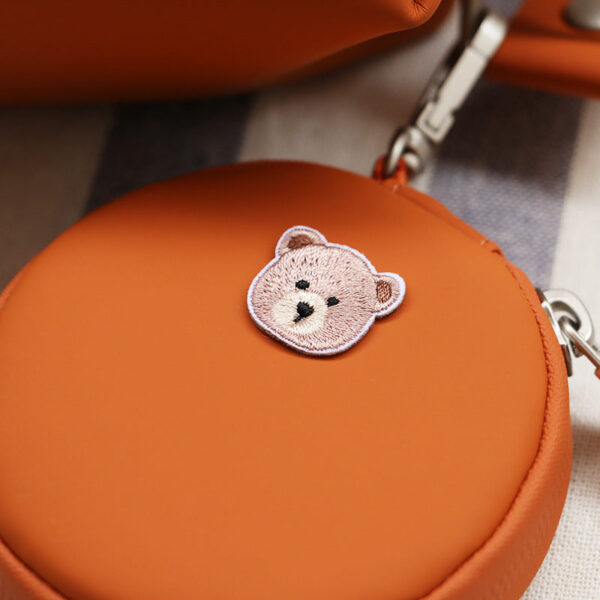 20mm Self-Adhesive Teddy Bear Head Patch for Clothes 6 Pack - Image 3