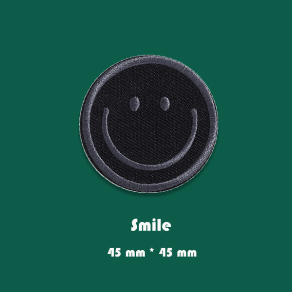 Self-Adhesive Black Embroidered Badge Patches for Down Jackets 16 Pack - Image 17