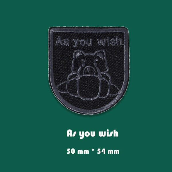 Self-Adhesive Black Embroidered Badge Patches for Down Jackets 16 Pack - Image 21