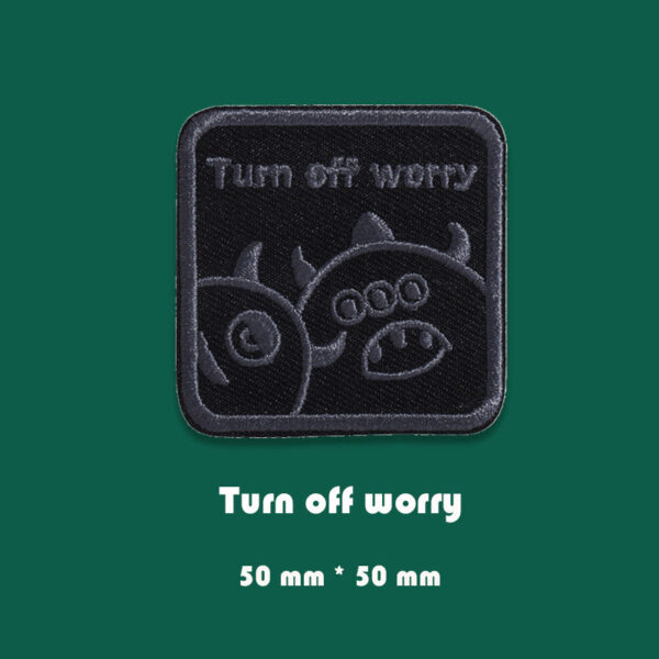 Self-Adhesive Black Embroidered Badge Patches for Down Jackets 16 Pack - Image 11