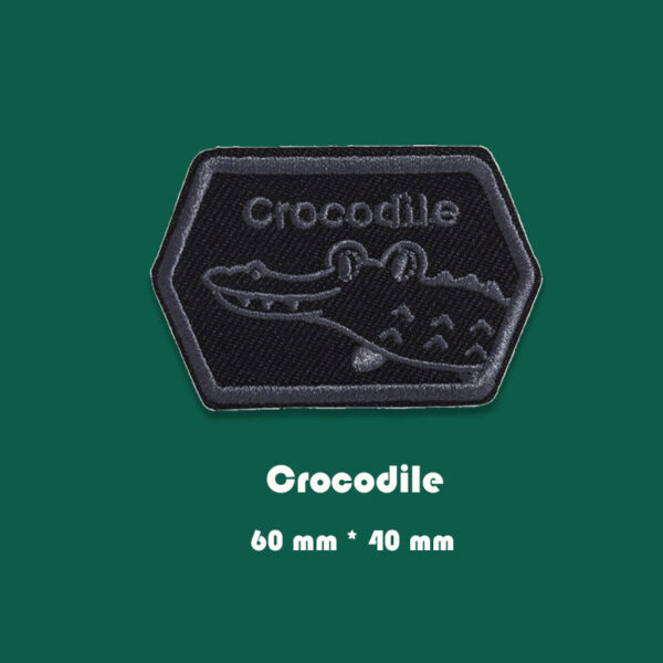 Self-Adhesive Black Embroidered Badge Patches for Down Jackets 16 Pack - Image 14