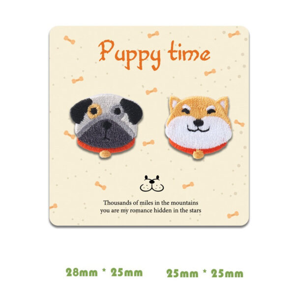 Adorable Self-Adhesive Puppy Time Dog Patches 10 Pack - Image 4