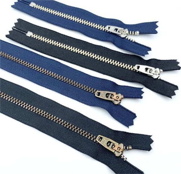13cm/14cm/15cm YKK Metal Closed-end Zippers for Jeans - Image 2